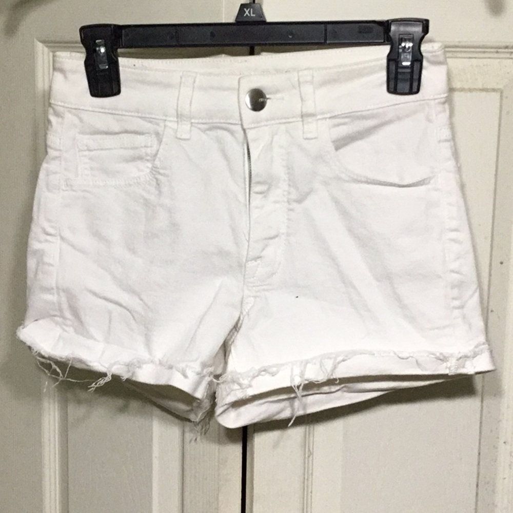 High rise shorts